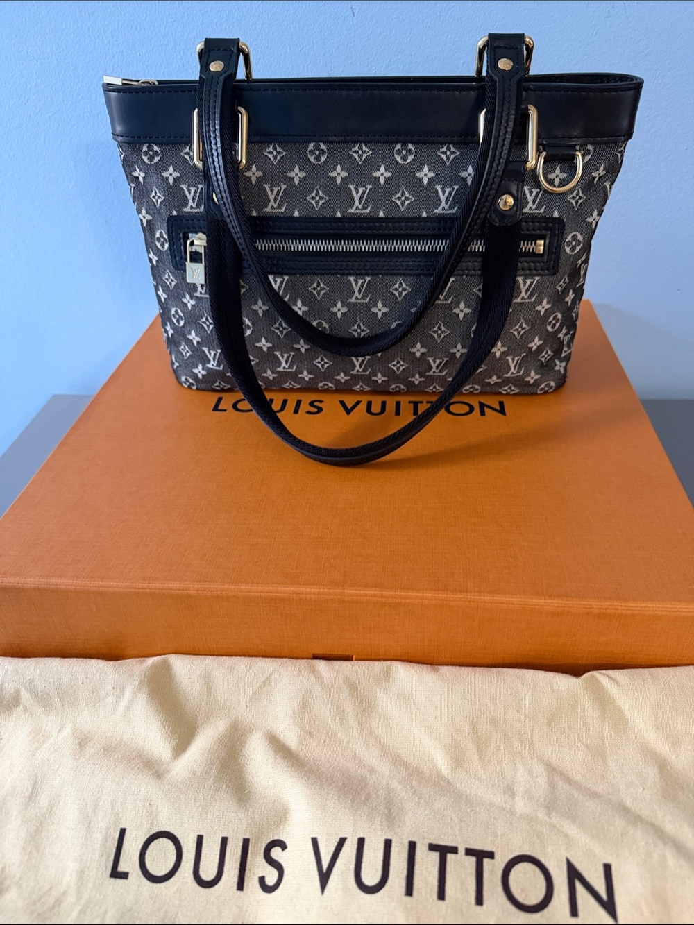 Louis Vuitton Mini Monogram Lucille PM Black